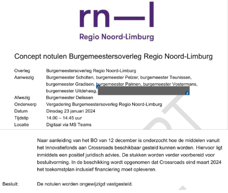 Burgemeesters redden failliet Crossroads Limburg 10