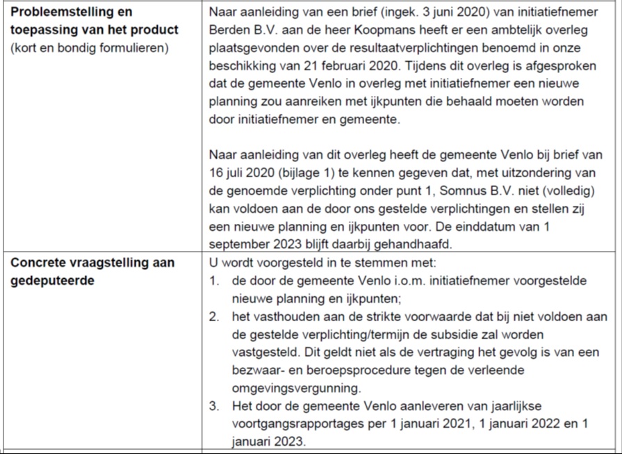 Centrumplan Blerick Subsidie 72