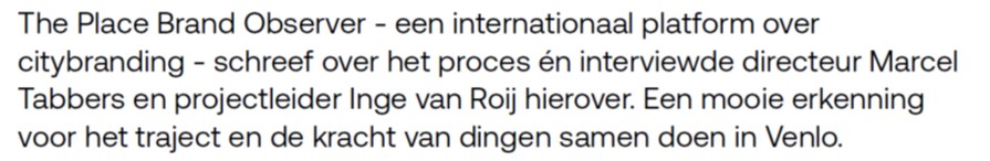 Citymarketing en Citybranding Venlo 9
