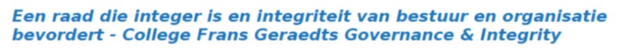 Integriteitsbeleid Venlo 5