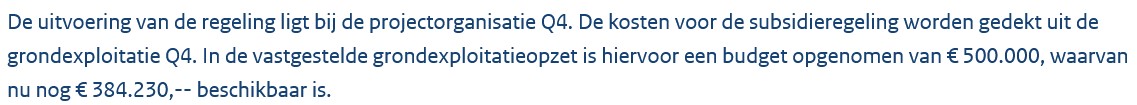 Subsidie Q4 Venlo 4